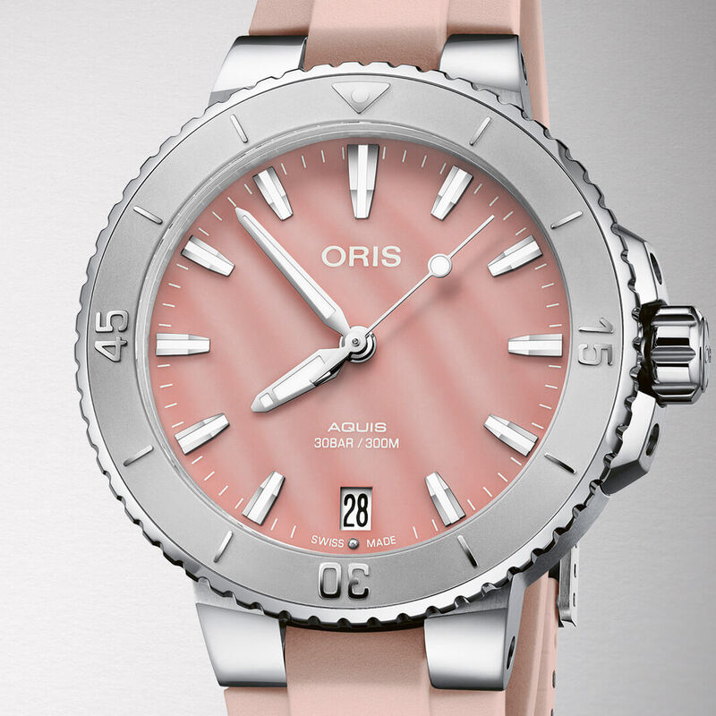 Oris Aquis Date Red Dial, 36 mm image number 3