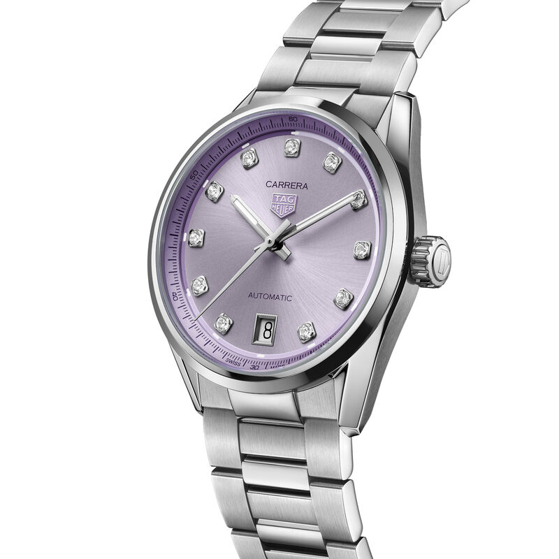 TAG Heuer Carrera Purple Dial Watch, 36mm image number 1