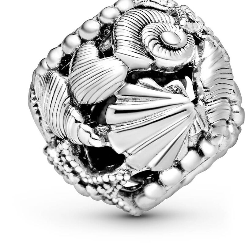 Pandora Openwork Starfish, Shells & Hearts Charm image number 4