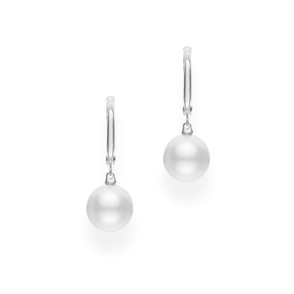 Mikimoto South Sea Cultured Pearl Earrings in 18K White Gold