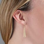 Toscano Coiled Drop Earrings 14K