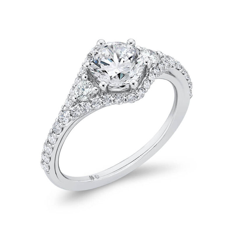 Bella Ponte 6-Prong Diamond Engagement Ring Setting 14K