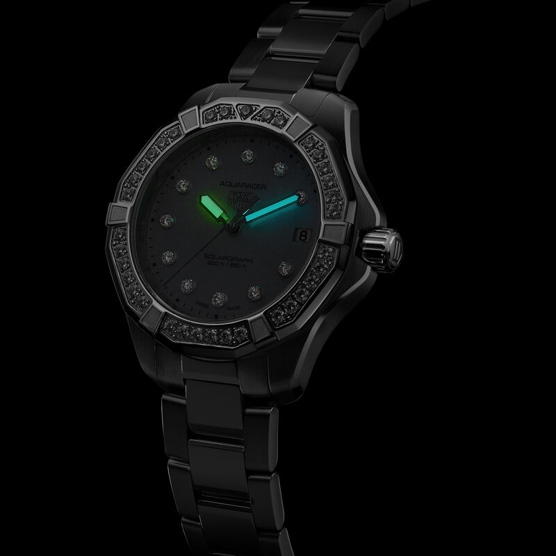 TAG Heuer Aquaracer Professional 200 Solargraph White Dial, 34mm image number 4