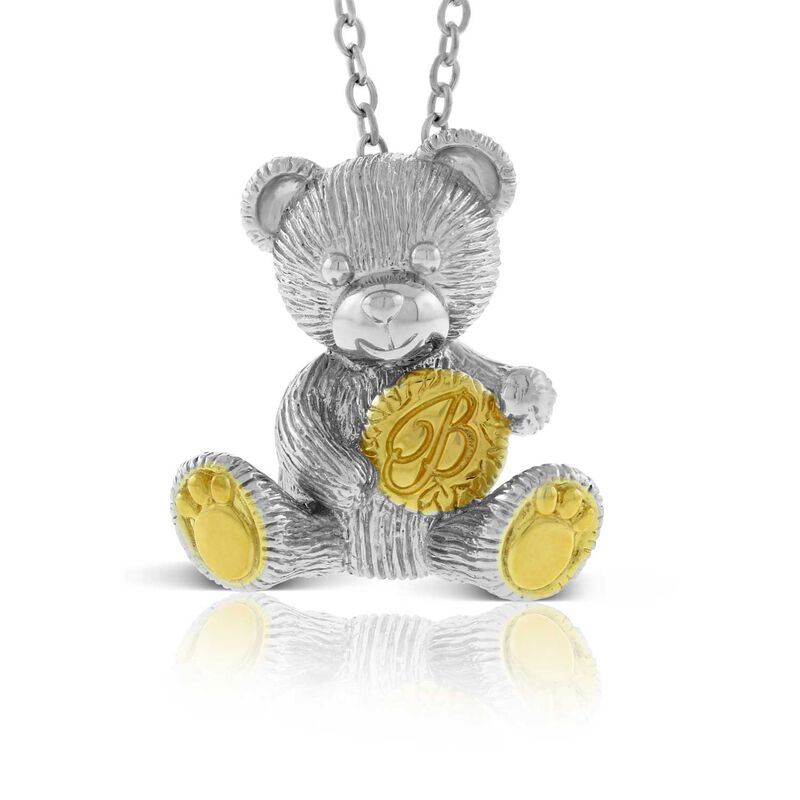 2019 Benny Bear Pendant in Sterling Silver image number 0