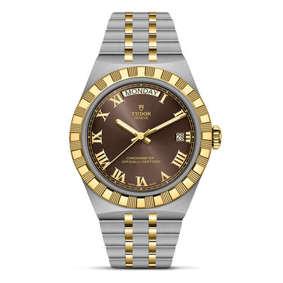 TUDOR Royal Brown Dial Watch, 40mm
