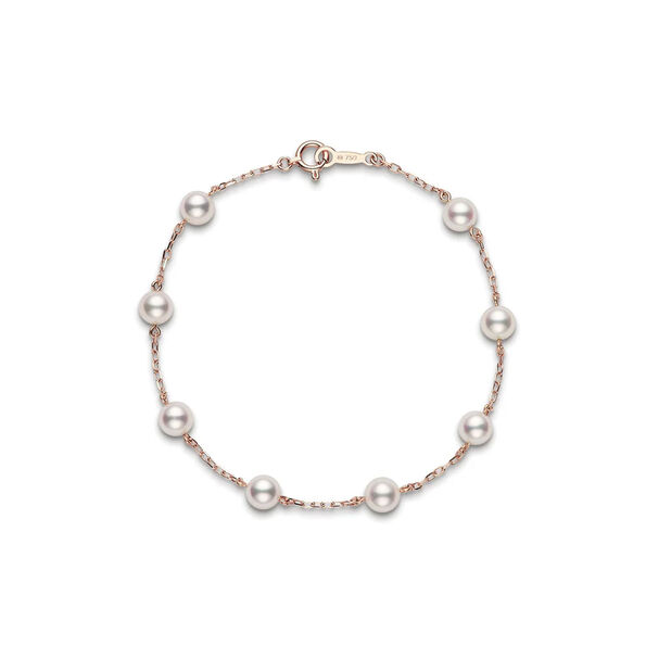 Mikimoto Akoya Pearl Bracelet in 18K Rose Gold