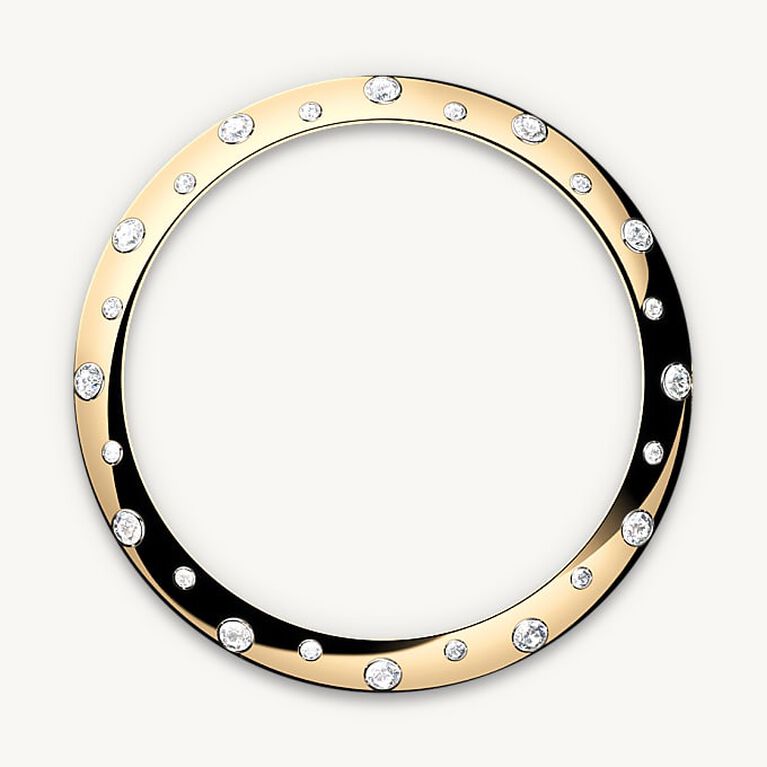 rolex datejust in yellow rolesor - combination of oystersteel and yellow gold, m278343rbr-0015 - diamond-set bezel - ben bridge