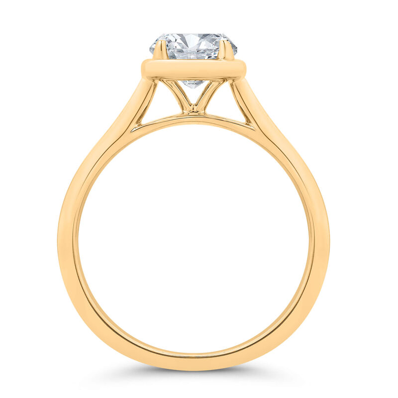 Bella Ponte Engagement Ring Setting, 14K Yellow Gold image number 2