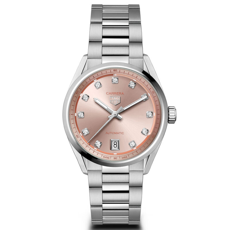 TAG Heuer Carrera Pink Dial Watch, 36mm image number 0