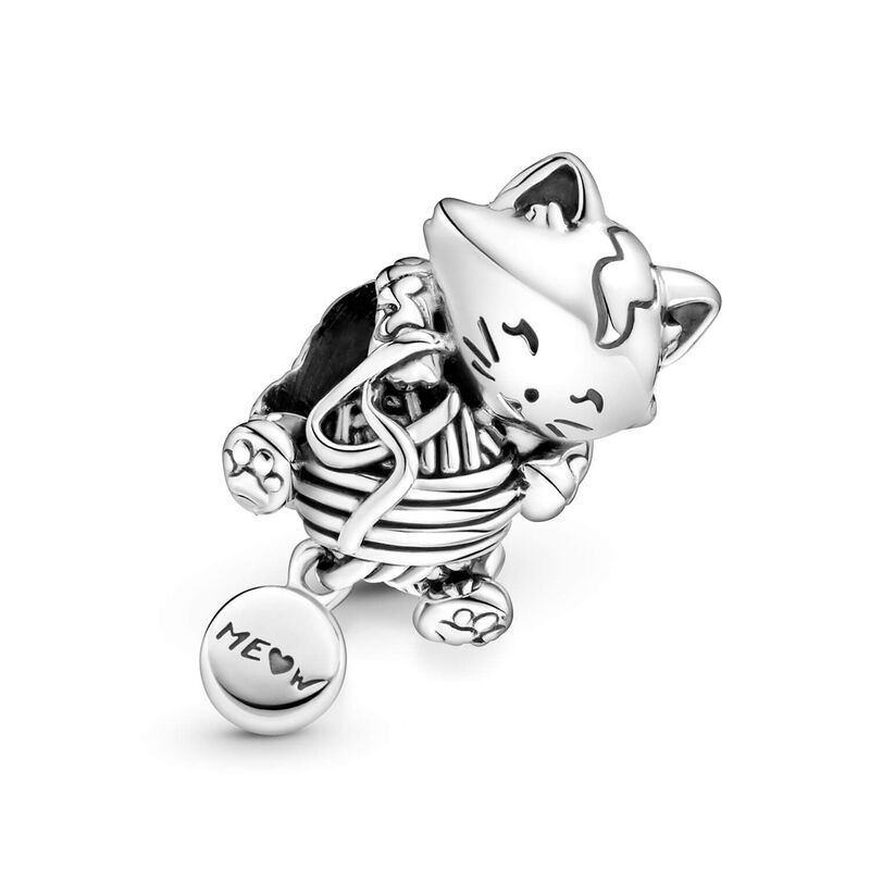 Pandora Kitten & Yarn Ball Charm image number 4