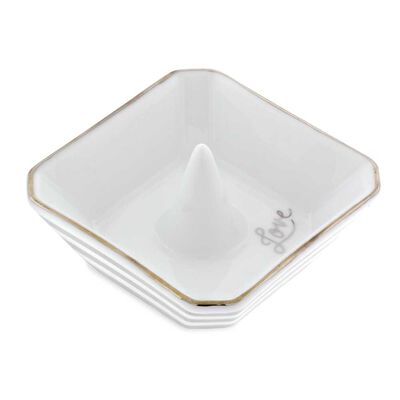 LOVE Porcelain Ring Holder