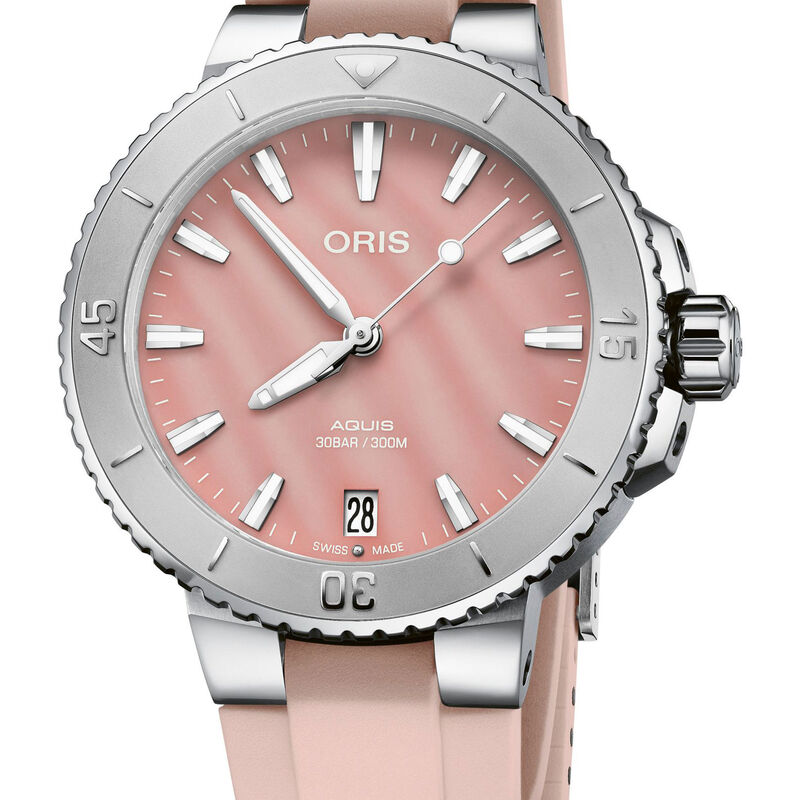 Oris Aquis Date Red Dial, 36 mm image number 0