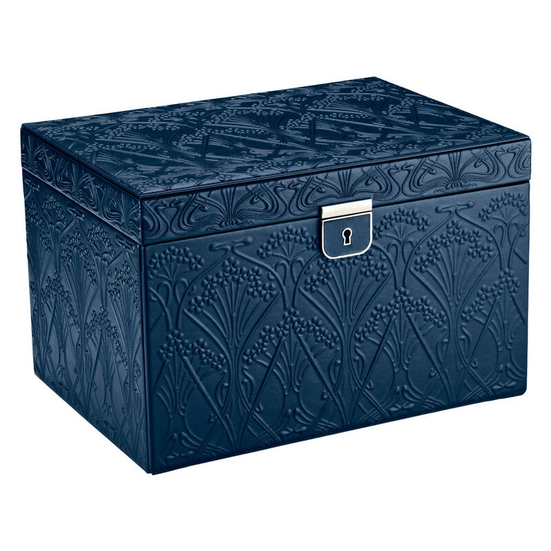 WOLF X LIBERTY All Over Ianthe Large Jewelry Box - Navy image number 2