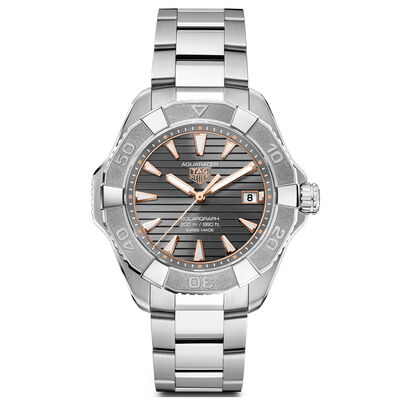 TAG Heuer Aquaracer Professional 200 Solargraph Gray Dial Watch, 40mm