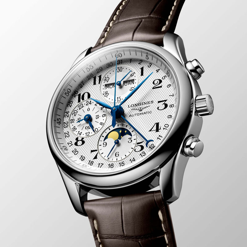 Longines Master Moon Phase Automatic Chronograph Watch, 40mm image number 1
