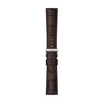 Tissot Classic Dream White Dial Leather Quartz Watch, 42mm