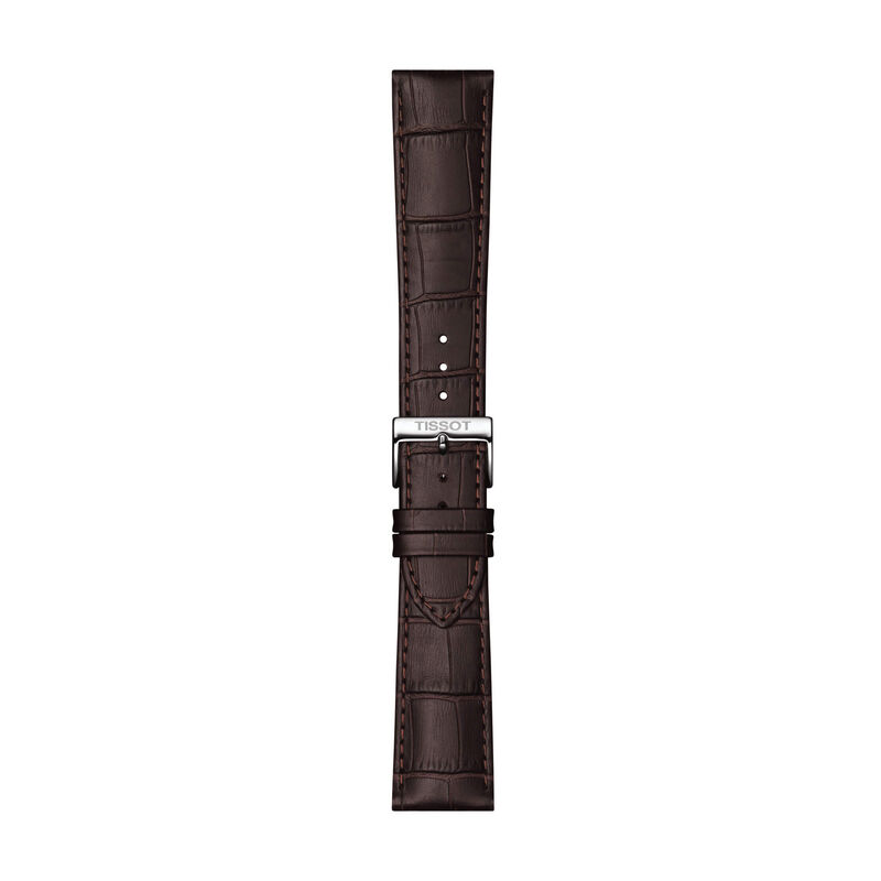 Tissot Classic Dream White Dial Leather Quartz Watch, 42mm image number 4