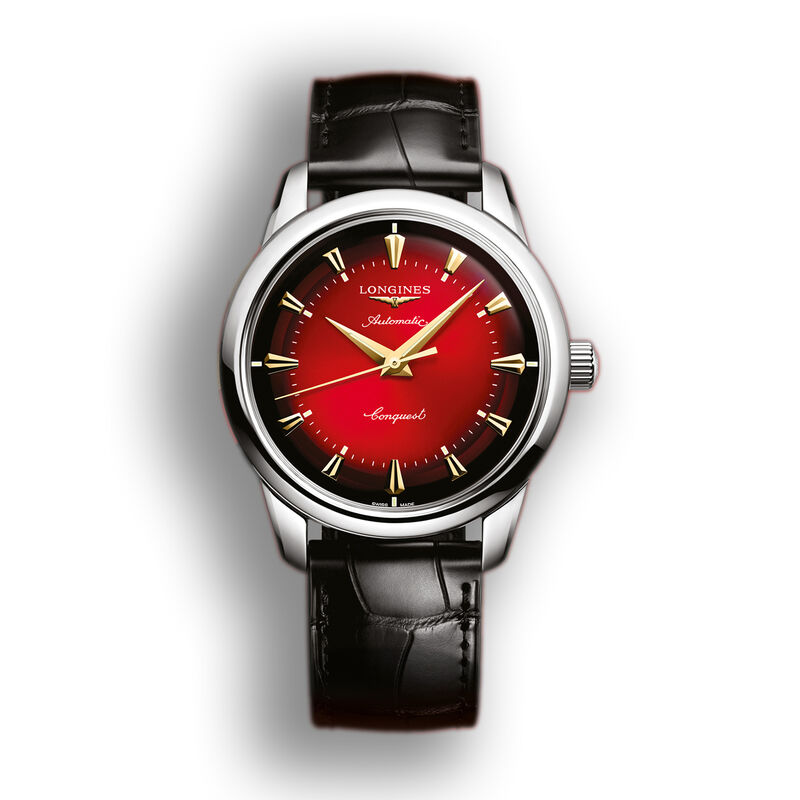 Longines Conquest Heritage Year of The Snake Edition Red Dial Watch, 40mm image number 0
