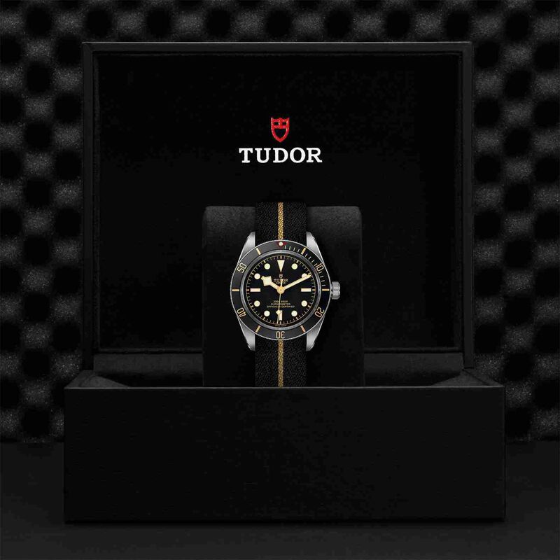 TUDOR Black Bay Fifty-Eight Watch, Steel Case Black Dial Fabric Strap, 39mm image number 2