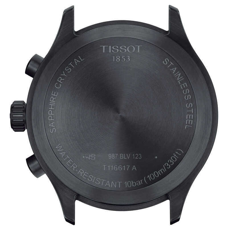 Tissot Chrono XL Vintage Black & Gray Steel Quartz Watch, 45mm image number 2
