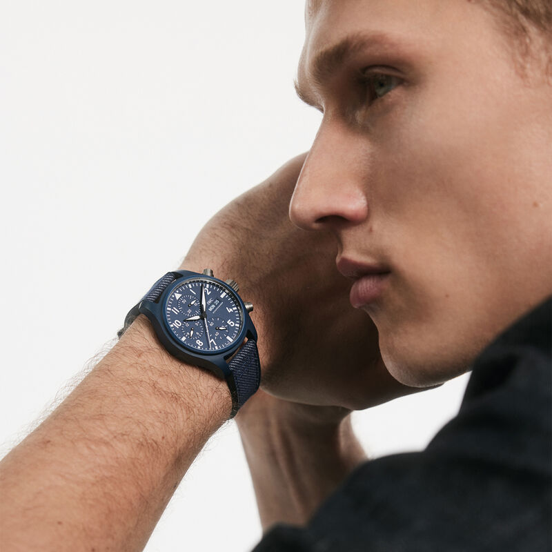 IWC Pilot's Watch Chronograph 41 TOP GUN Oceana Blue Dial Watch, 41.9mm image number 4