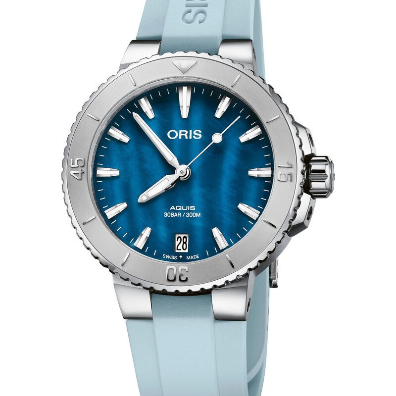 Oris Aquis Date Blue Dial, 36 mm image number 0