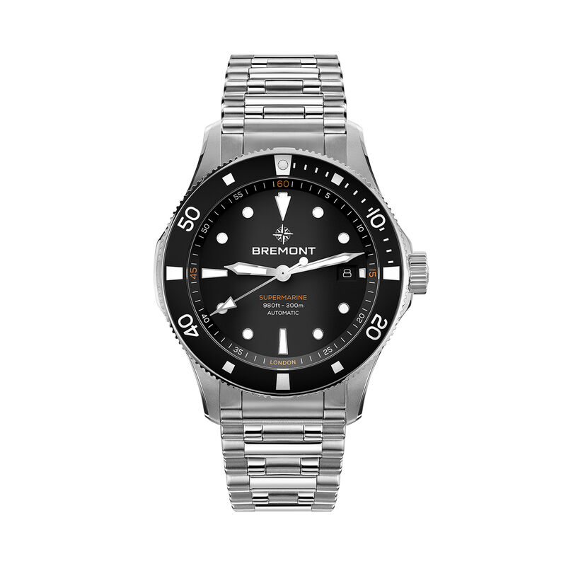 Bremont Supermarine 300M Date Black Dial Watch, 40mm image number 0
