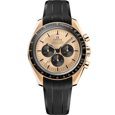 OMEGA Speedmaster Moonwatch Professional Yellow Dial Watch, 42mm