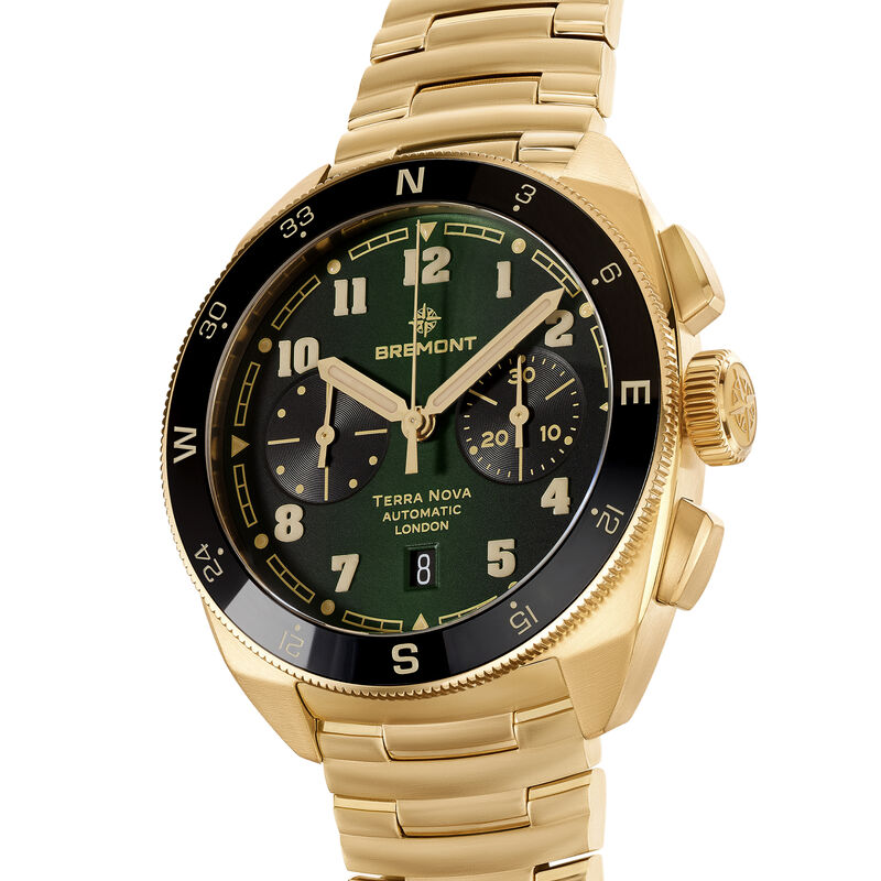 Bremont Terra Nova Chronograph Bronze Green Dial Watch, 42.5mm image number 2