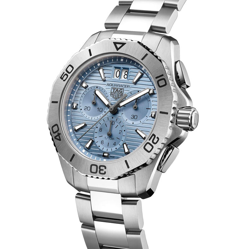 TAG Heuer Aquaracer Professional 200 Date Watch Blue Dial Steel Bracelet, 40mm image number 1