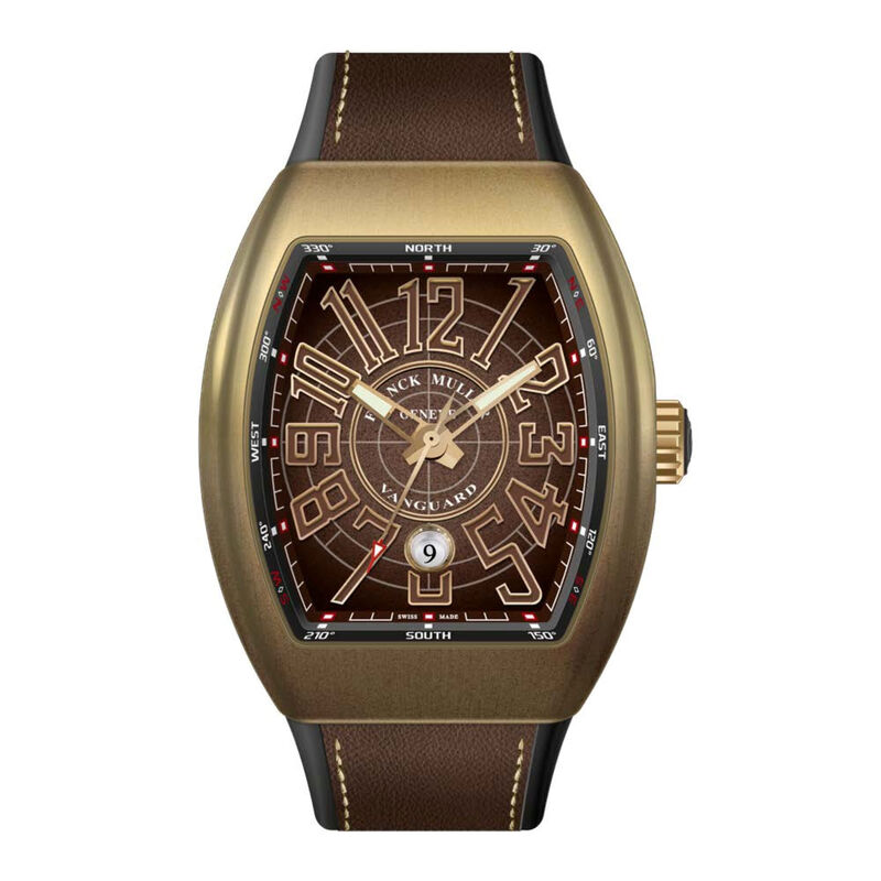 Franck Muller Vanguard Classic Brown Dial Watch, 45mm x 53.7mm image number 0