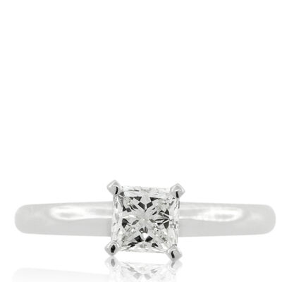Ikuma Canadian Diamond Princess Cut Ring 14K, 3/4 ct.