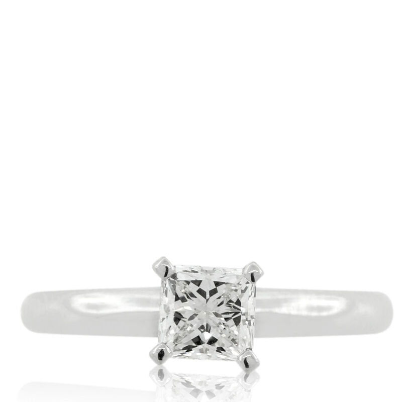 Ikuma Canadian Diamond Princess Cut Ring 14K, 3/4 ct. image number 2