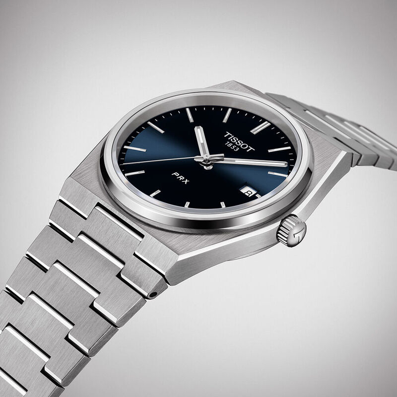 Tissot PRX Blue Dial Steel Quartz Watch, 40mm image number 3