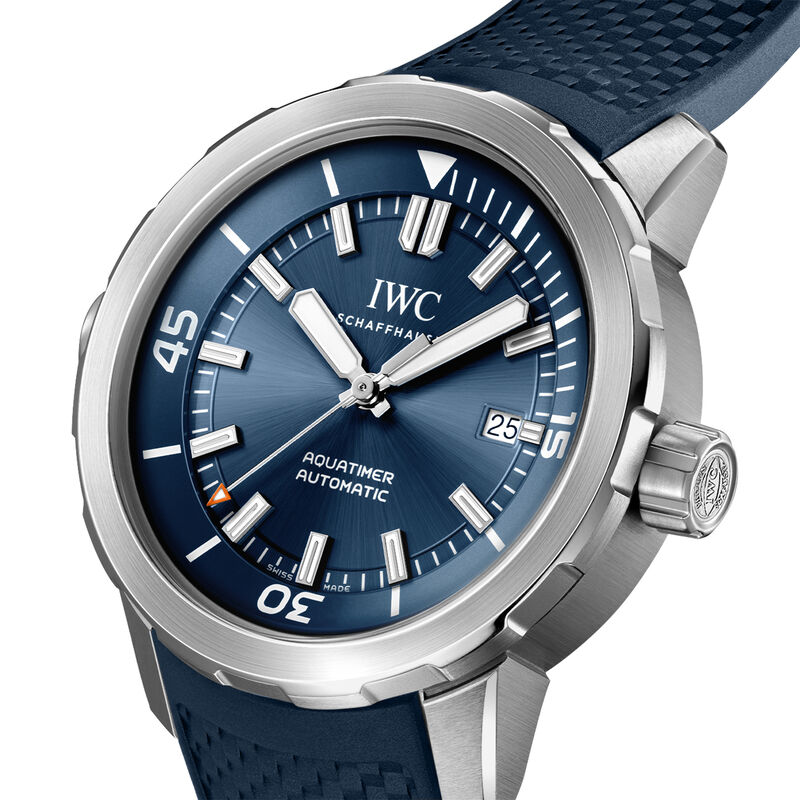 IWC Aquatimer Automatic Blue Dial Watch, 42mm image number 3