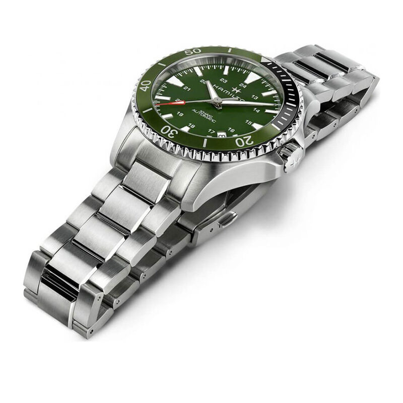 Hamilton Khaki Navy Scuba Green Dial Automatic Watch, 40mm image number 3
