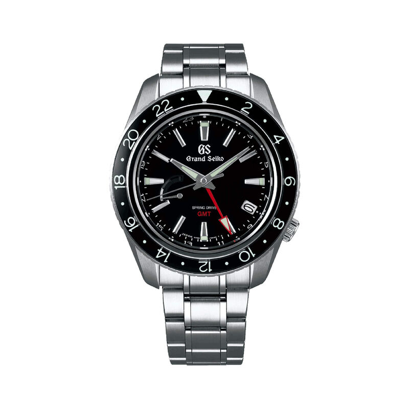 Grand Seiko Sport Collection Watch Black Dial Steel Bracelet, 44mm image number 1