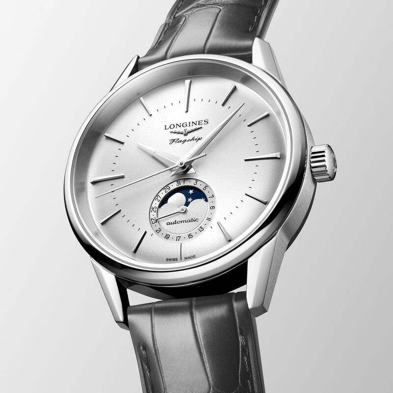 Longines Flagship Heritage Watch Silver Dial, 38.50mm image number 1