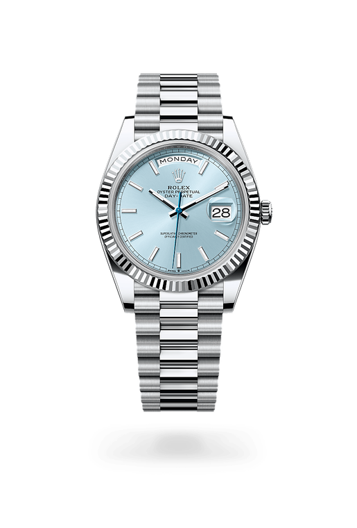 rolex day-date in platinum, m228236-0018 - ben bridge