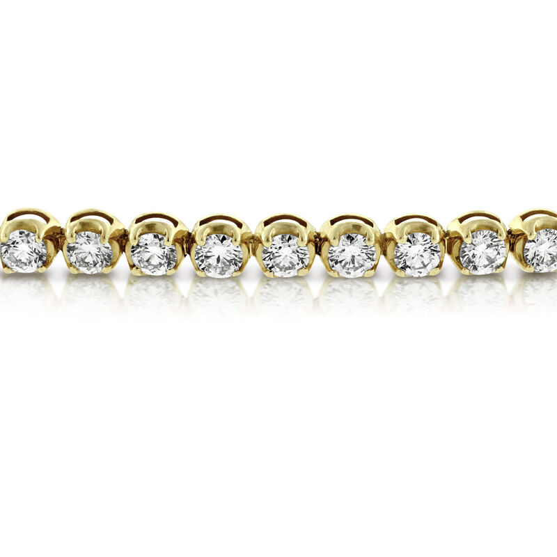 Diamond Line Bracelet, 14K, 5 ctw. image number 1