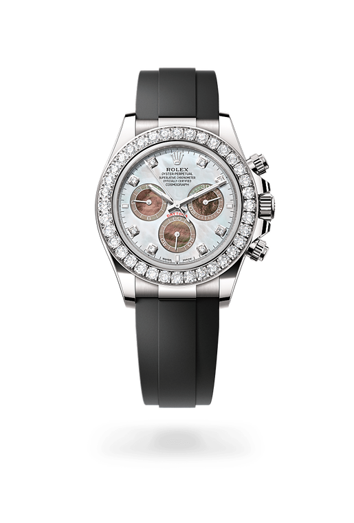 rolex cosmograph daytona in 18 ct white gold, m126589rbr-0001 - ben bridge