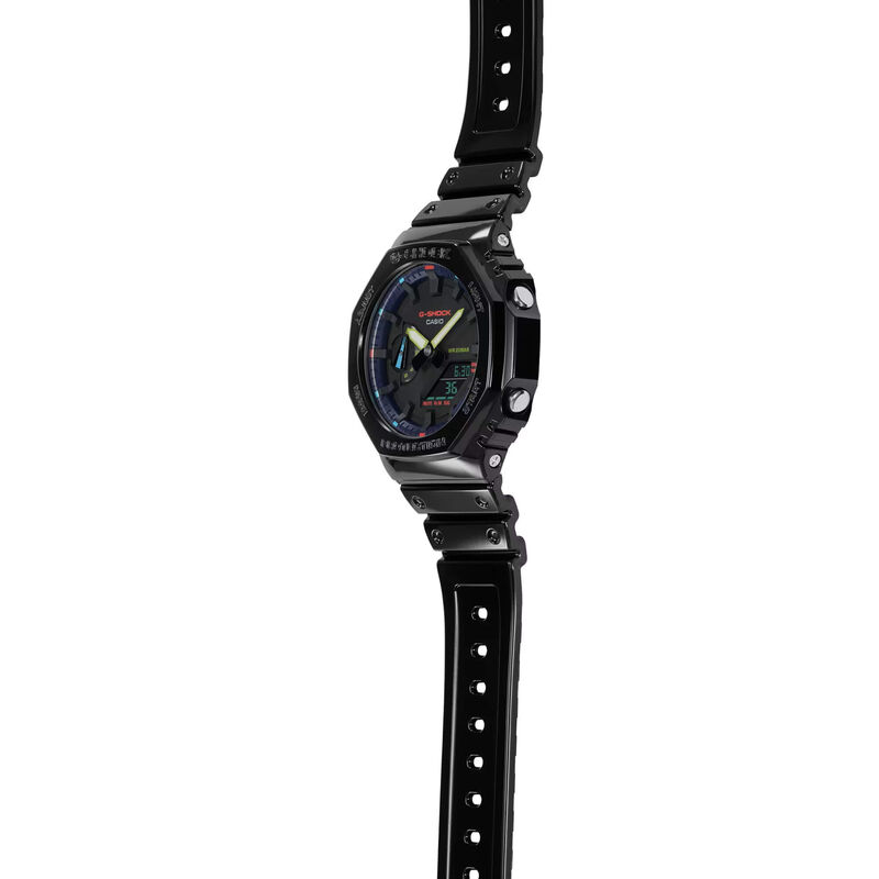 G-Shock Analog-Digital Watch Black Dial Black Resin Band, 48.5mm image number 4