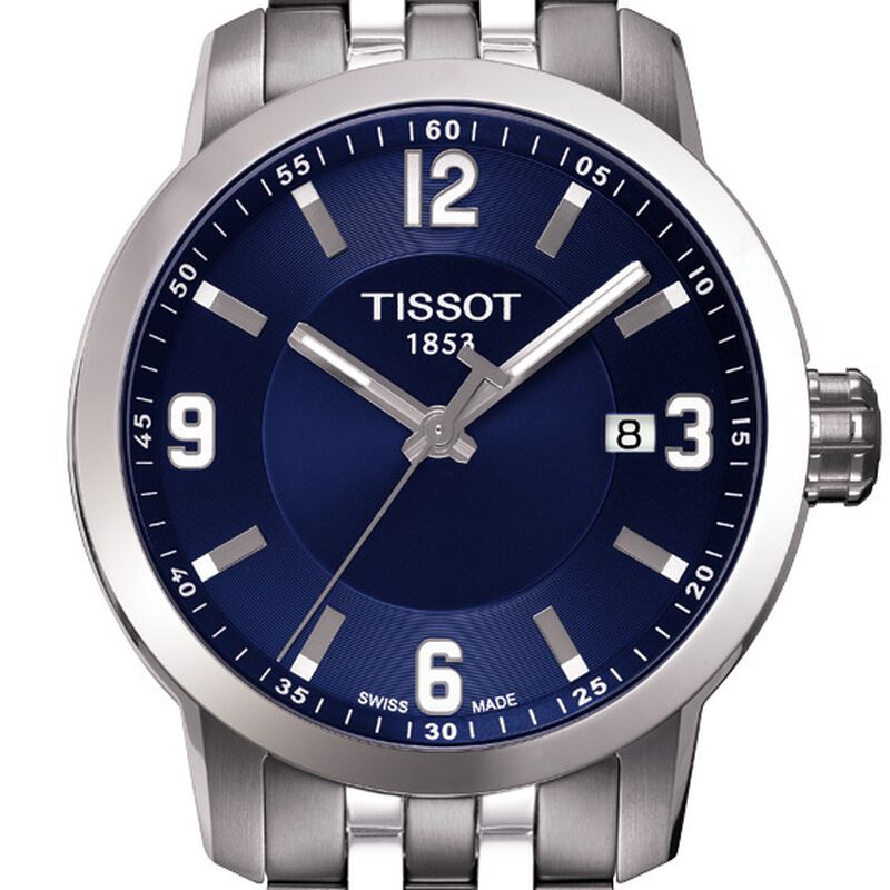 Tissot PRC 200 Blue Dial Steel Quartz Watch, 39mm image number 2
