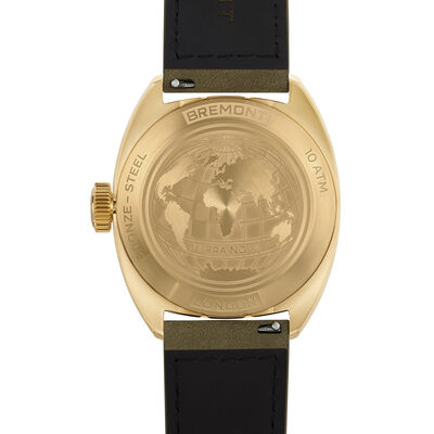 Bremont NEW Terra Nova 40.5 Date Bronze Green Dial Watch, 40.5mm