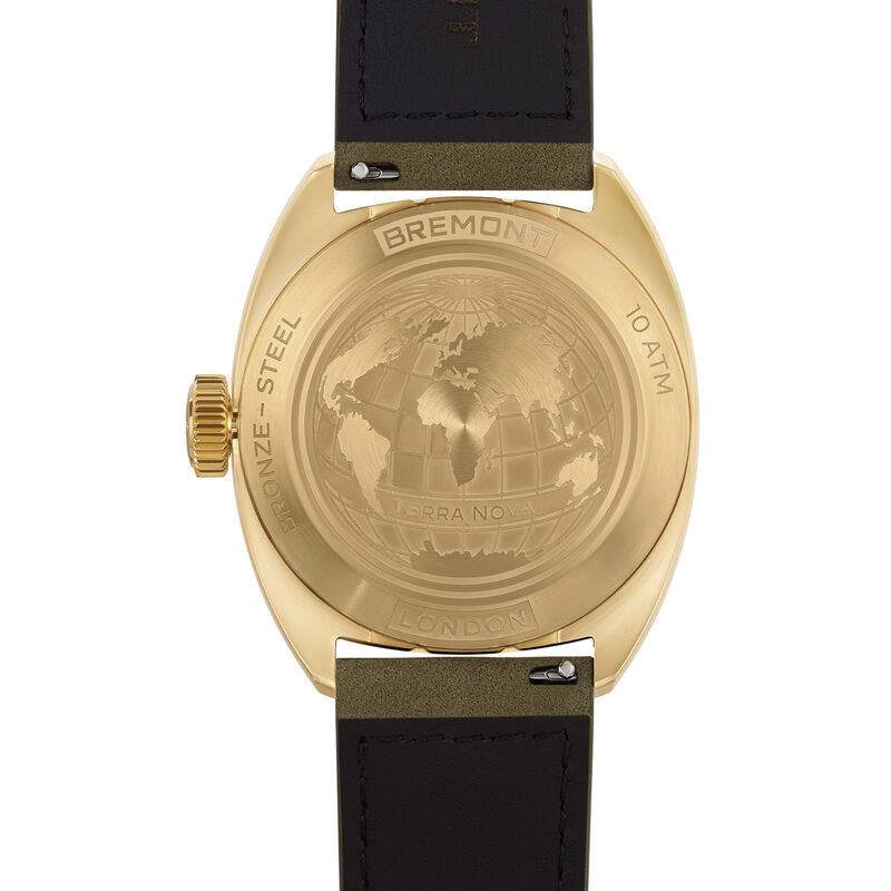 Bremont Terra Nova Date Bronze Green Dial Watch, 40.5mm image number 1