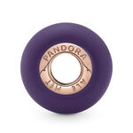 Pandora Matte Purple Murano Glass Charm