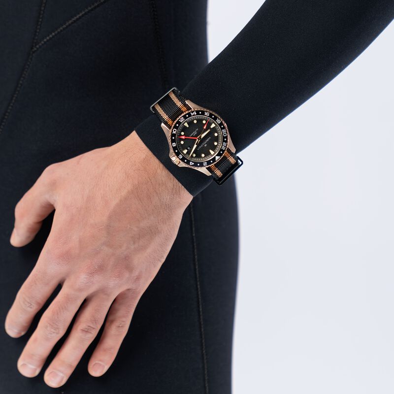 Hamilton Khaki Navy Scuba Automatic GMT Bronze Black Dial Watch, 43mm image number 4
