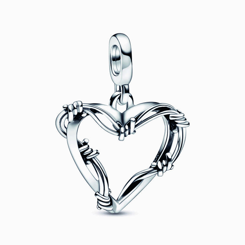 Pandora ME Wire Heart Medallion image number 1