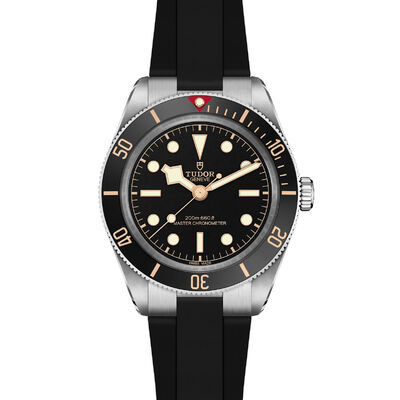 TUDOR Black Bay Black Dial Watch, 39mm