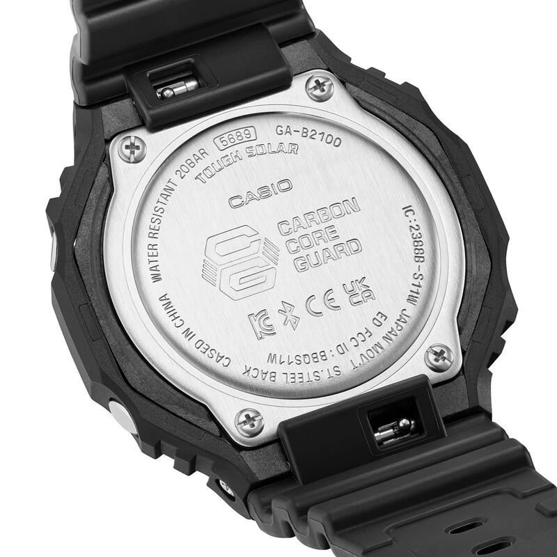 G-Shock Analog-Digital Watch Black Dial Black Resin Strap, 48.5mm image number 5